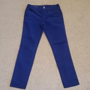 LOFT Royal Blue Skinny Corderoy Pants